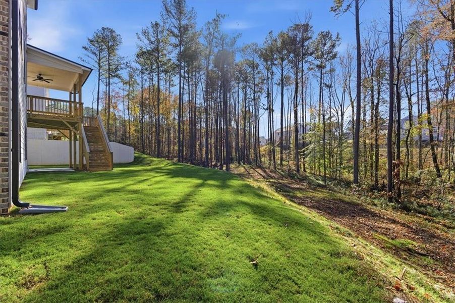 Exterior details and patio area of a home in Ford Landing, Acworth (Image 32).