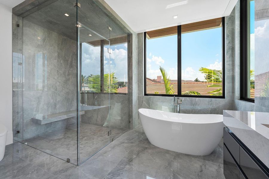 Furnished interior view inside a new home in , Boca Raton (Image 10).