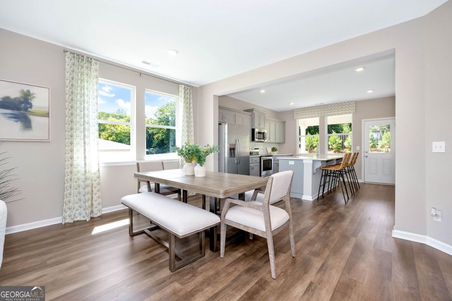 Furnished interior view inside a new home in Ivy Glen, Perry (Image 5).
