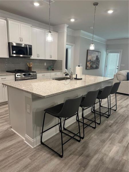 Furnished interior view inside a new home in Mirror Lake at South Harbour, Villa Rica (Image 2).