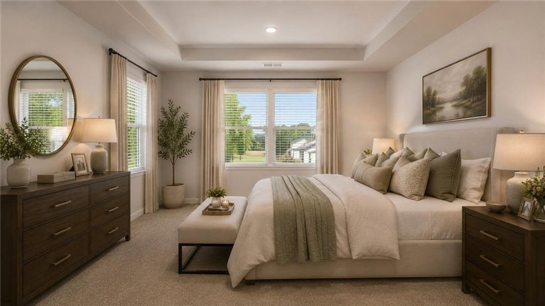 Furnished interior view inside a new home in Preserve at Dove Creek, Statham (Image 11). Furnished interior view inside a new home in Preserve at Dove Creek, Statham (Image 11).