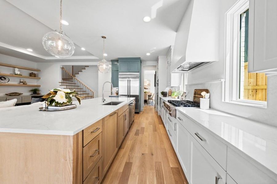 Furnished interior view inside a new home in , Dallas (Image 11).