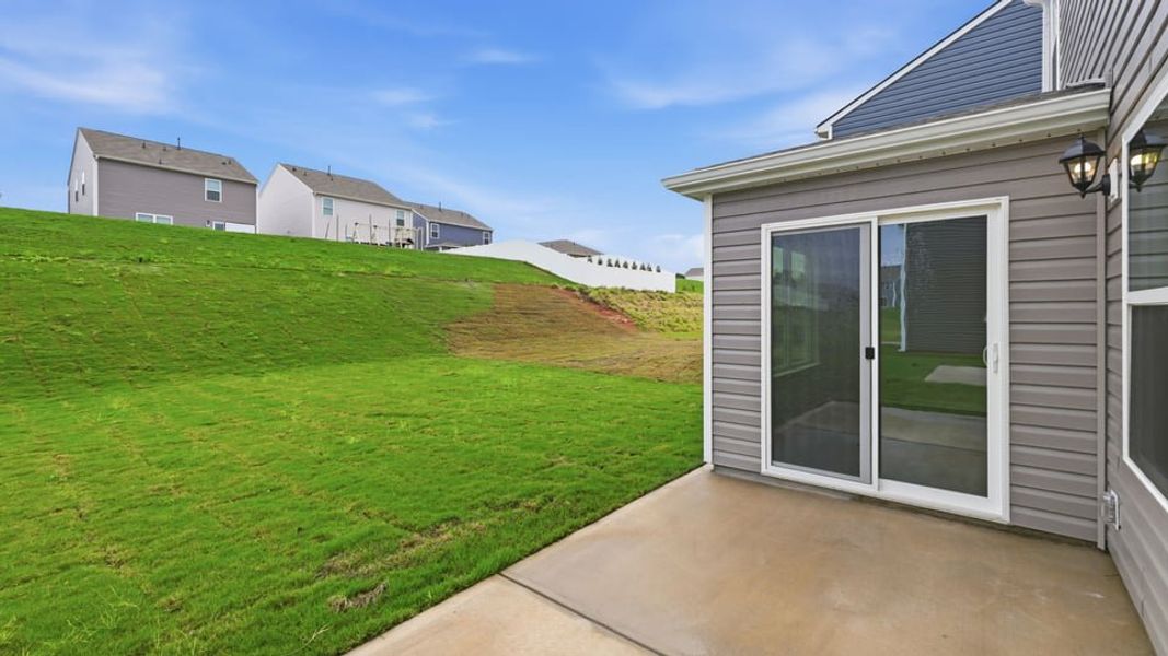 Exterior details and patio area of a home in Baxter Village, Boiling Springs (Image 21).