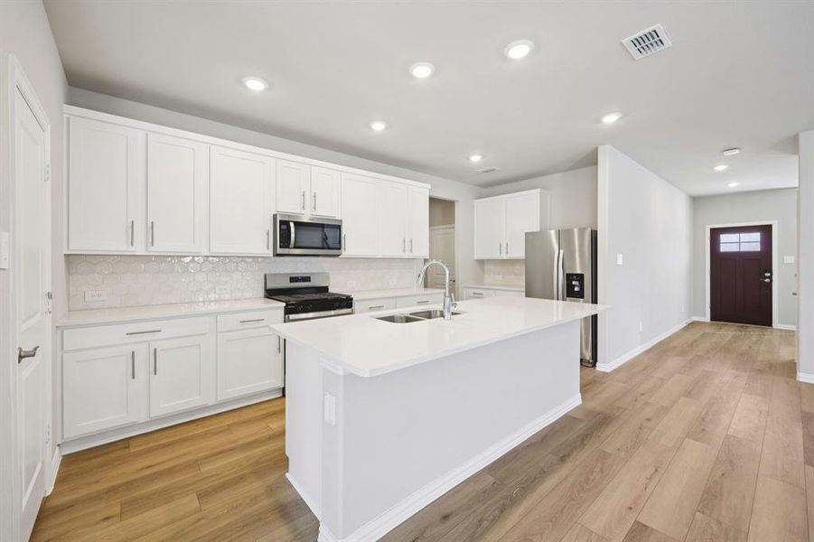 Photo is not of the actual home, but is an inspirational photo of builder’s model home and may depict options, furnishings, and/or decorator features that are not included.