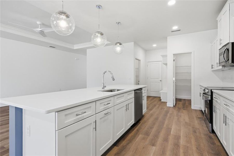 Furnished interior view inside a new home in , Gainesville (Image 8). Furnished interior view inside a new home in , Gainesville (Image 8).