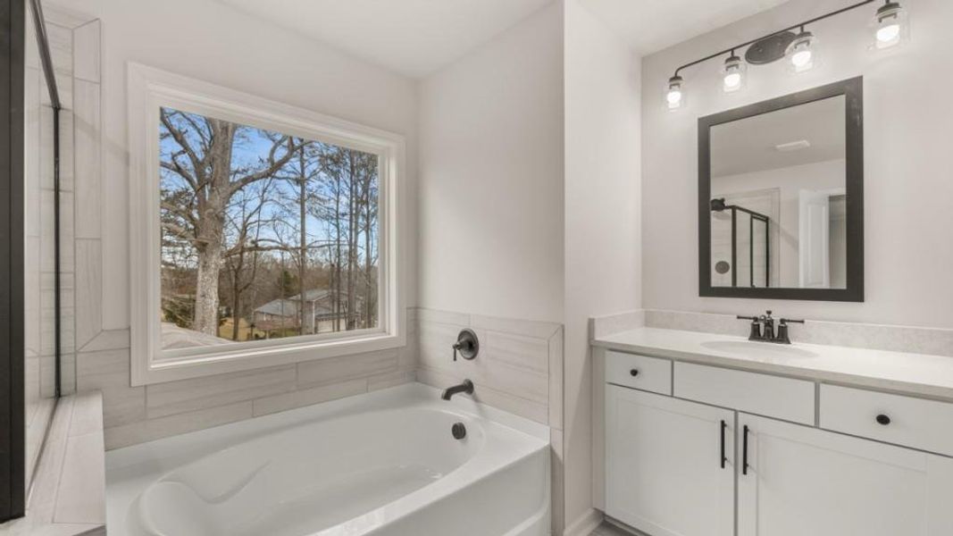 Furnished interior view inside a new home in Haven Abbey, Cumming (Image 4).