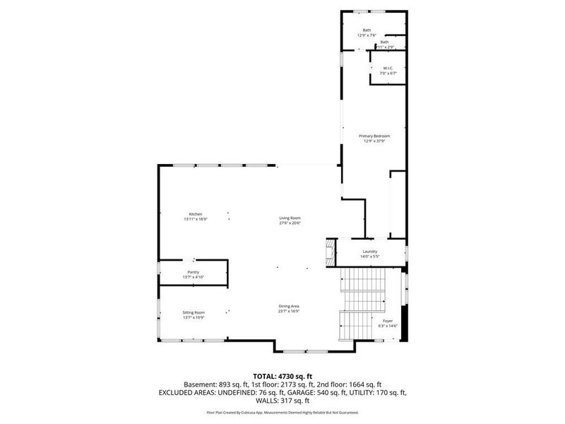 2D floor plan layout of this home in , Atlanta, GA (Image 37).