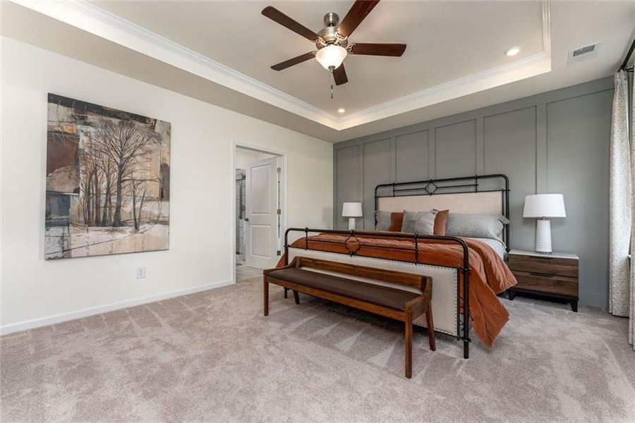 Furnished interior view inside a new home in Sagebrook, Powder Springs (Image 5).