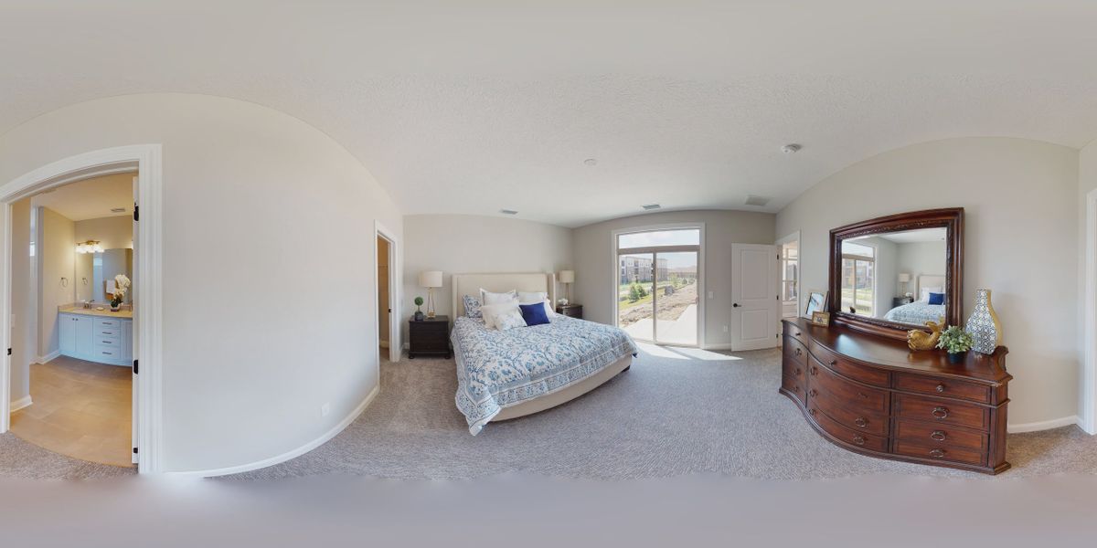 Representative furnished interior of a home built from the Capri by Epcon Communities in Lakeside at Millican Reserve, College Station (Image 14).