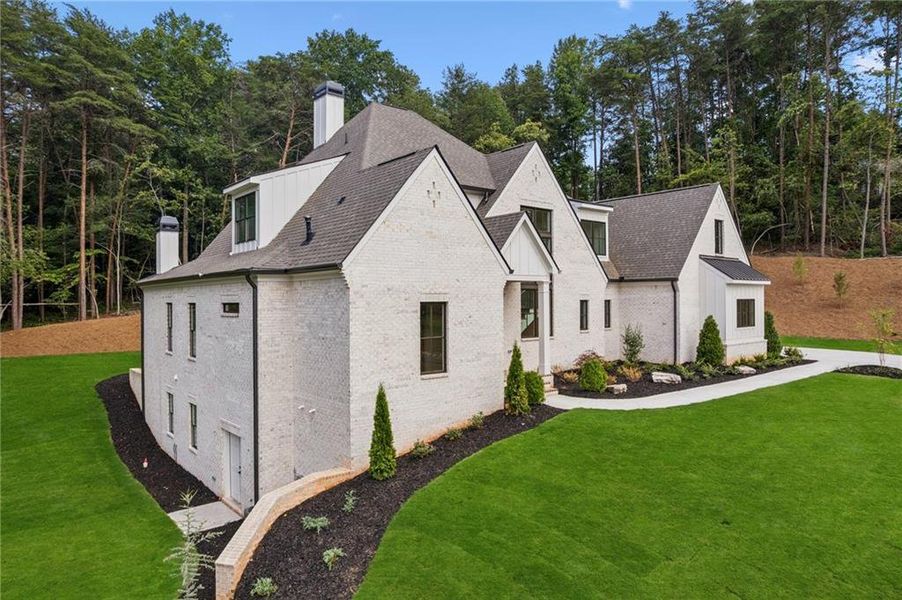 Exterior details and patio area of a home in , Cumming (Image 34).