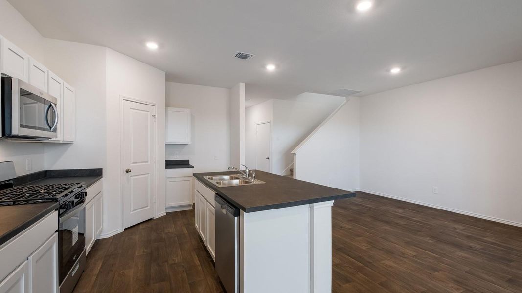 Furnished interior view inside a new home in Talavera, Kyle (Image 6). Furnished interior view inside a new home in Talavera, Kyle (Image 6).