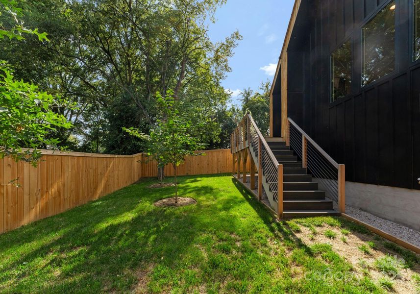 Exterior details and patio area of a home in , Charlotte (Image 27).