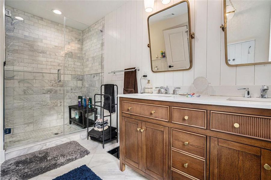 Furnished interior view inside a new home in , Marietta (Image 31).