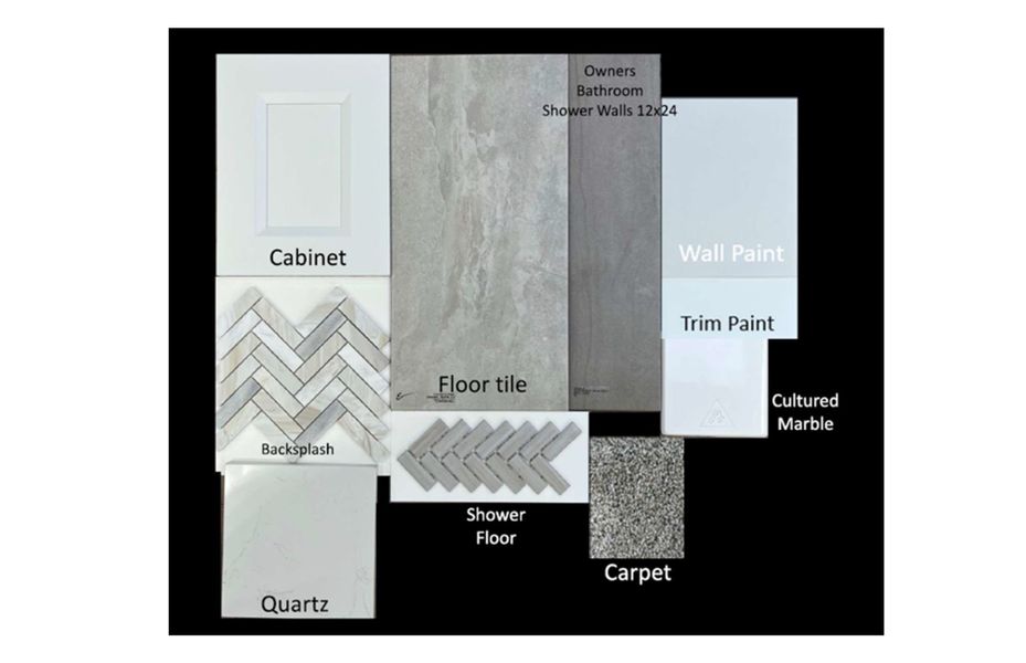 Sample of building materials used in homes in Visara, Surprise (Image 28).