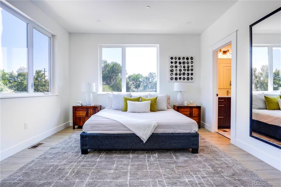 Furnished interior view inside a new home in , Arvada (Image 6).