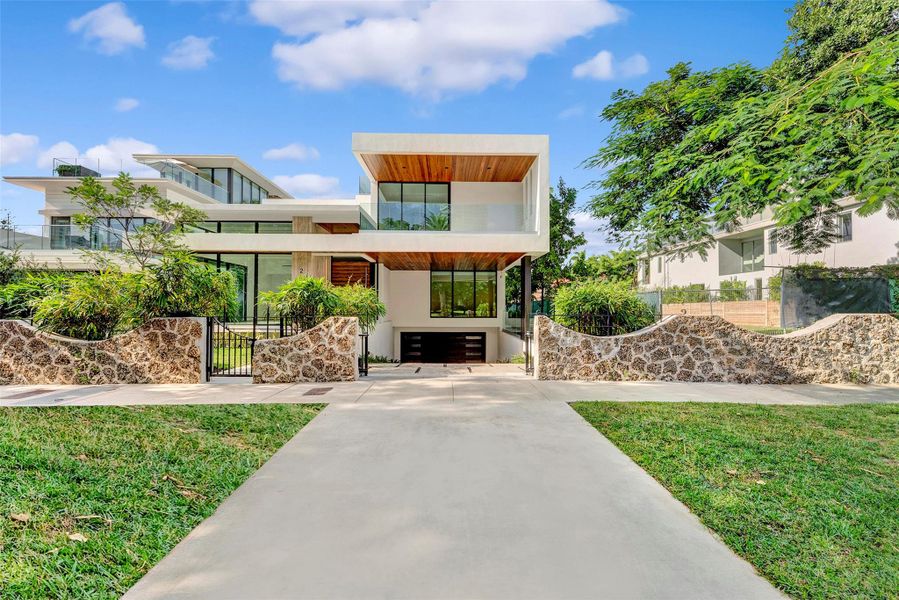 Front exterior of a new home in , Miami, FL, highlighting curb appeal (Image 2). Front exterior of a new home in , Miami, FL, highlighting curb appeal (Image 2).
