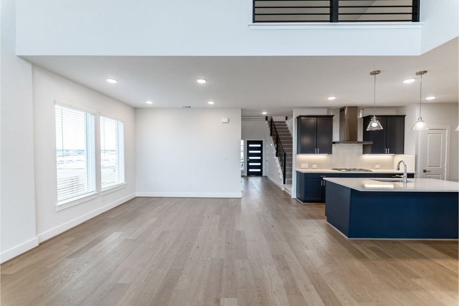 Furnished interior view inside a new home in Lariat, Liberty Hill (Image 4).