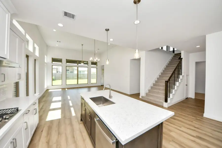 Furnished interior view inside a new home in Marvida, Cypress (Image 9).