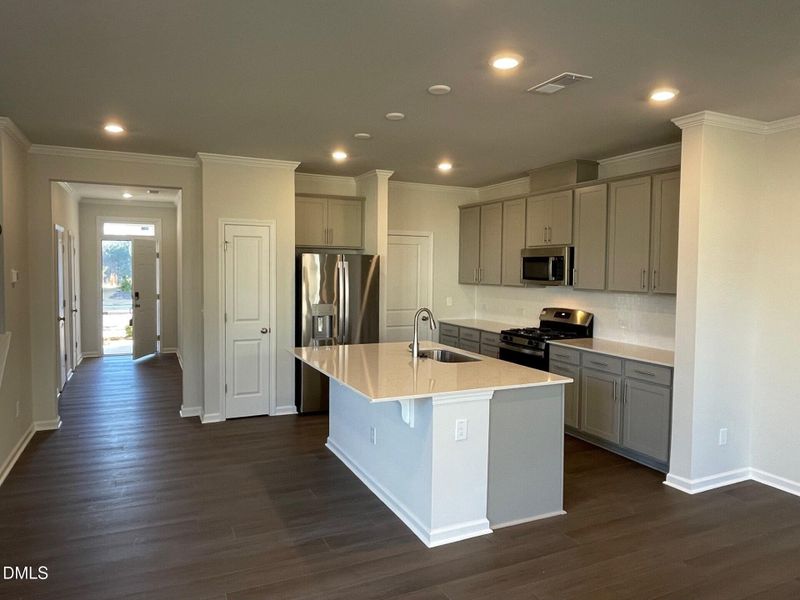 302 kitchen and foyer