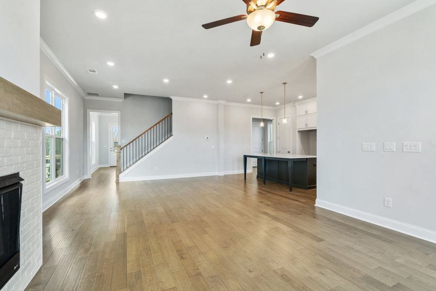 Representative unfurnished interior of a home built from the The Camilla by The Providence Group in Aberdeen, Hoschton (Image 19).