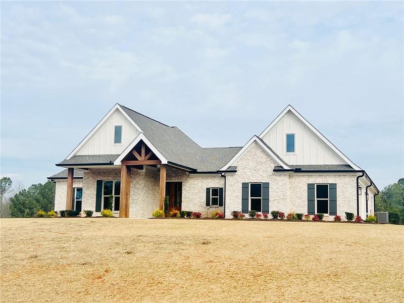 Front exterior of a new home in , Cartersville, GA, highlighting curb appeal (Image 29).
