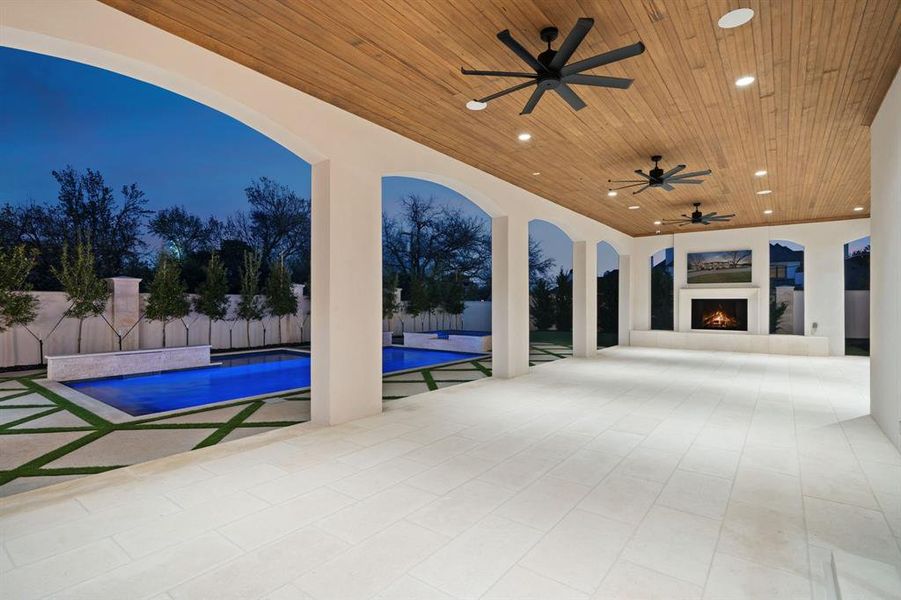 Exterior details and patio area of a home in , Dallas (Image 25). Exterior details and patio area of a home in , Dallas (Image 25).