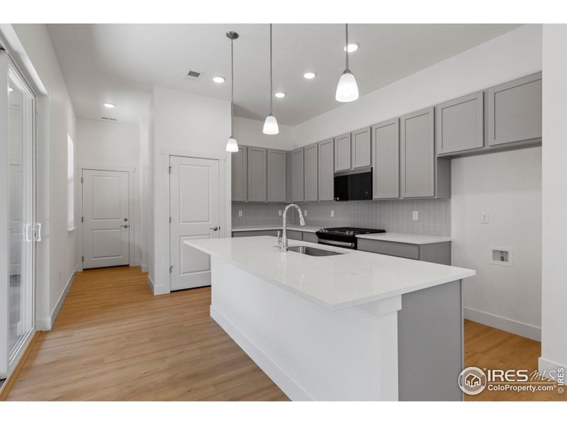 Furnished interior view inside a new home in Trailside on Harmony, Timnath (Image 4).