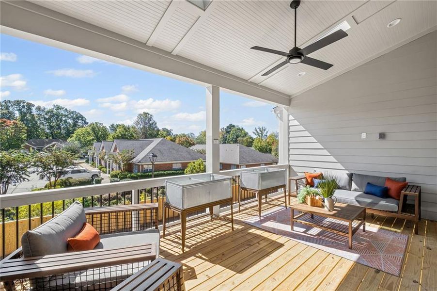 Exterior details and patio area of a home in , Woodstock (Image 22).