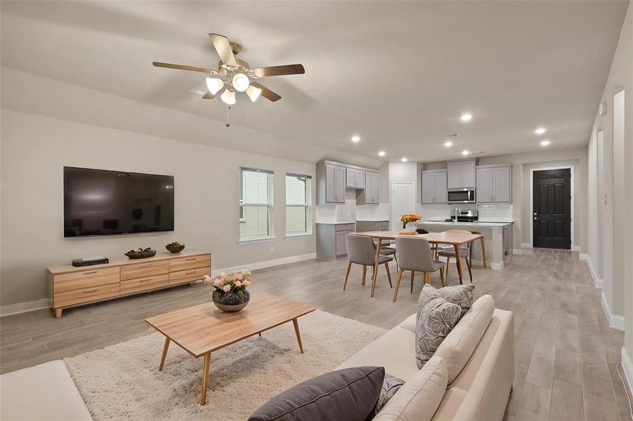 Furnished interior view inside a new home in , Anna (Image 7).