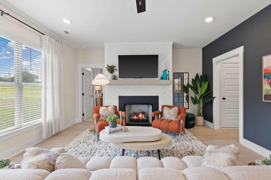 Furnished interior view inside a new home in , Gallatin (Image 4).