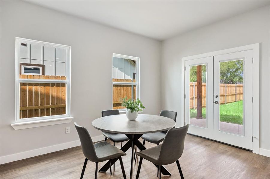 Furnished interior view inside a new home in , Dallas (Image 18).
