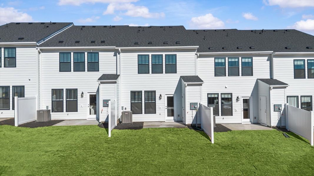 Superior exterior design with modern details and established charm