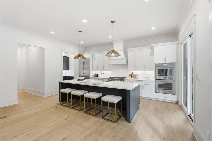 Furnished interior view inside a new home in , Cumming (Image 6).