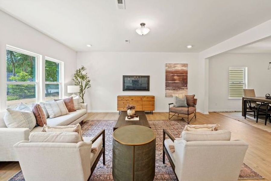 Representative furnished interior of a home built from the Hope by True Homes in Westbrook Falls, Colfax (Image 10).