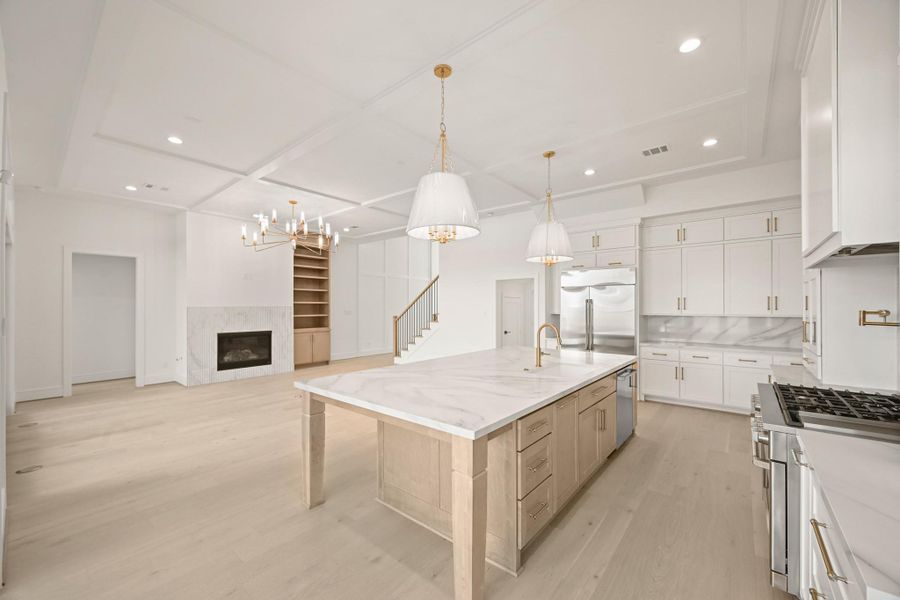 Incredible island seating for up to 7!