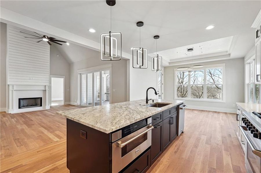 Furnished interior view inside a new home in , Dawsonville (Image 18).