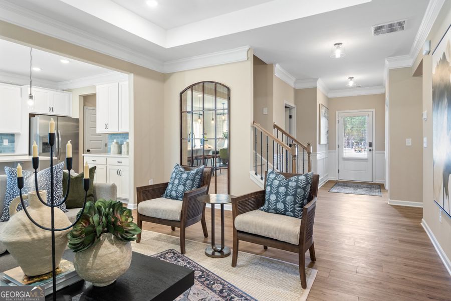 Furnished interior view inside a new home in Maddox Station, Eatonton (Image 23).