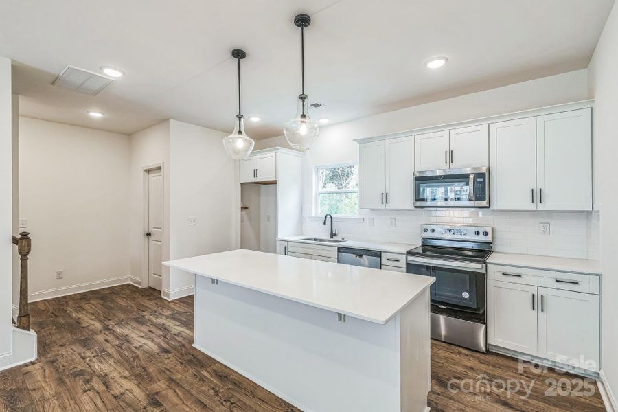 Furnished interior view inside a new home in , Asheville (Image 6). Furnished interior view inside a new home in , Asheville (Image 6).