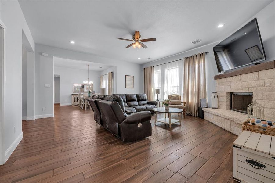 Furnished interior view inside a new home in , Maypearl (Image 9).