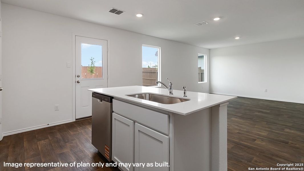 Furnished interior view inside a new home in Sereno Springs, Converse (Image 4). Furnished interior view inside a new home in Sereno Springs, Converse (Image 4).
