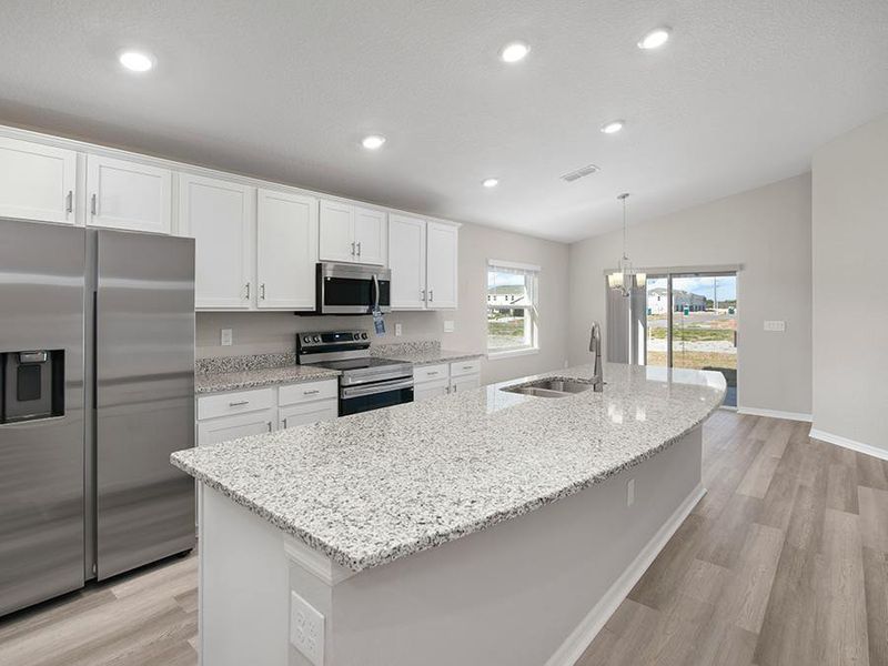 Sunny, open-layout 4-bedroom home for sale in Parrish, Florida, on a premium waterfront homesite!