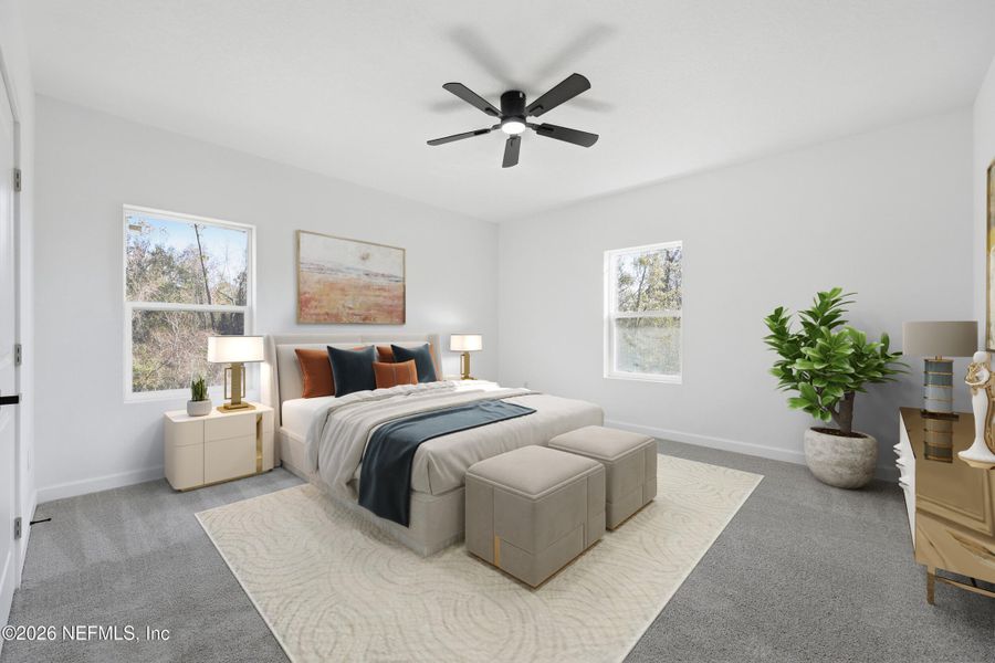 Furnished interior view inside a new home in , Orange Park (Image 32).