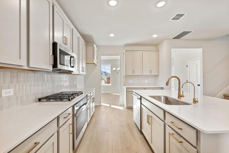Furnished interior view inside a new home in Lariat, Liberty Hill (Image 14).