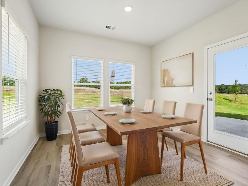 Furnished interior view inside a new home in Northwoods at Mirror Lake, Villa Rica (Image 4).