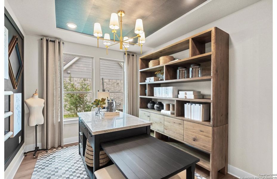 Furnished interior view inside a new home in Del Webb New Braunfels at Veramendi, New Braunfels (Image 24).