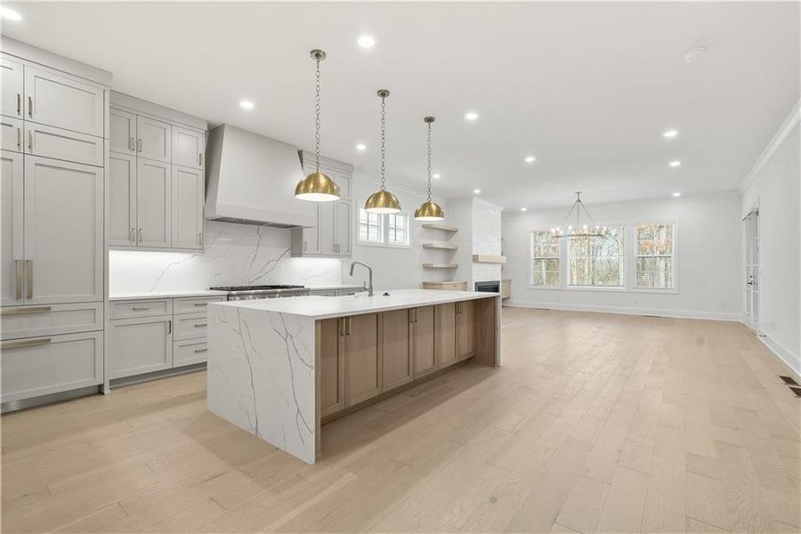 Furnished interior view inside a new home in Promenade at Sawnee Village, Cumming (Image 6).