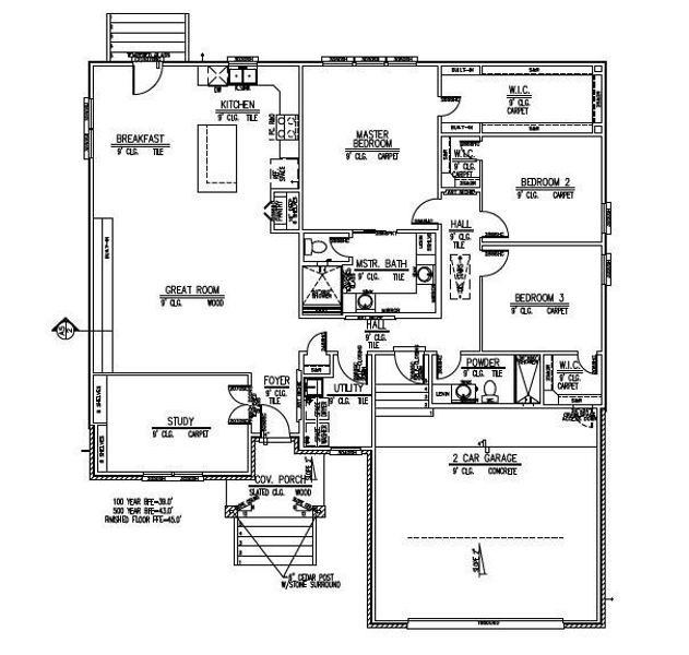 2D floor plan layout of this home in , Houston, TX (Image 3).