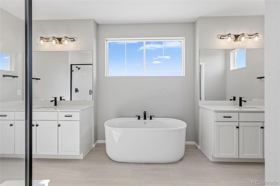 Furnished interior view inside a new home in The Estates Collection at Talon Pointe, Thornton (Image 15).