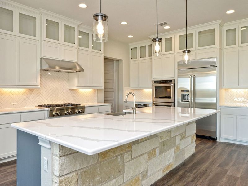 Representative furnished interior of a home built from the Catalina by Giddens Homes in Clearwater Ranch, Liberty Hill (Image 105).