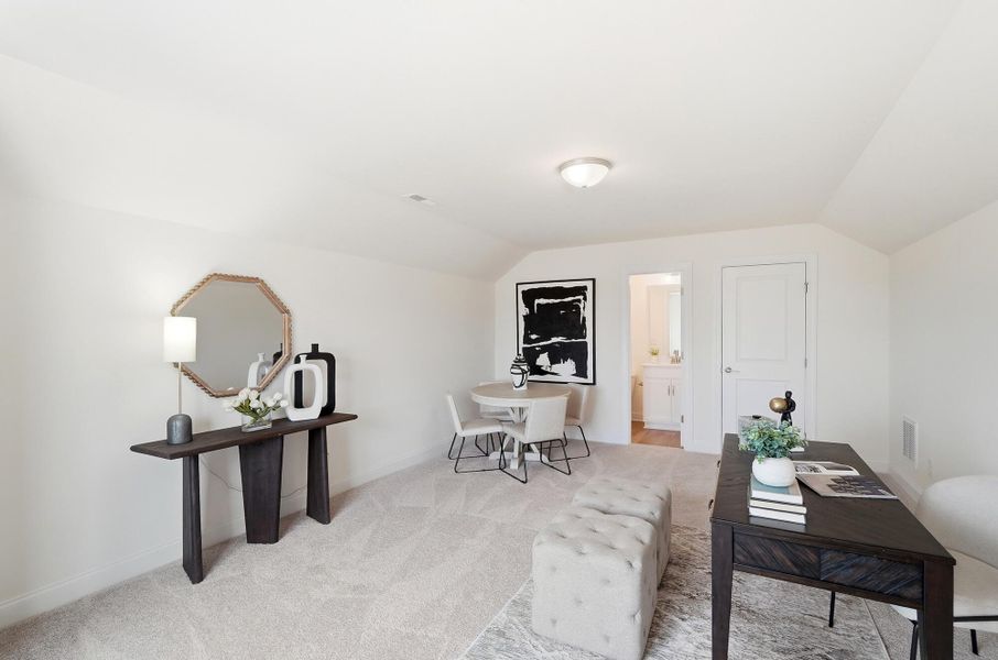 Furnished interior view inside a new home in Ashton Park, Monroe (Image 26).